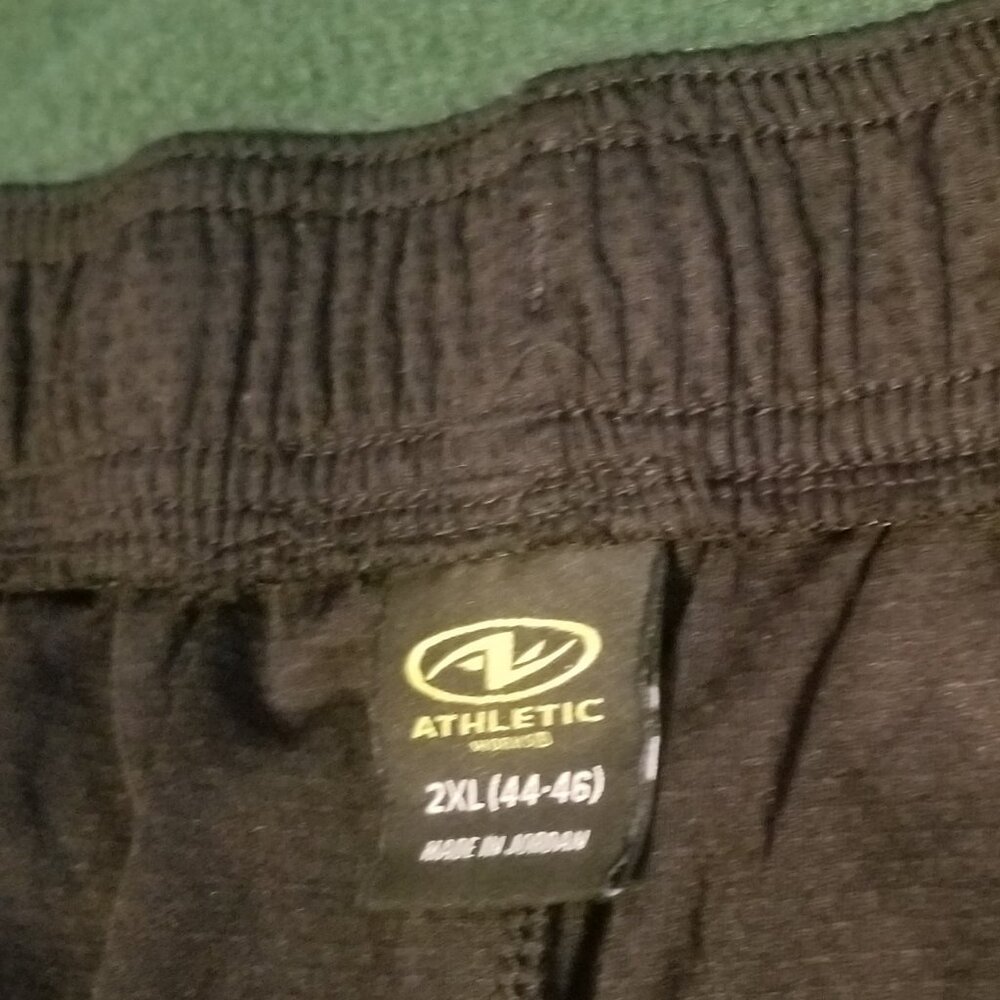Athletic Works 2XL black men's shorts - Picture 4 of 5